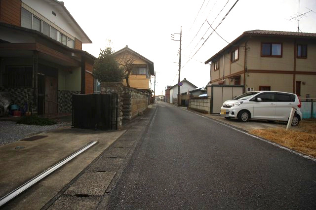 壬生町通町　全2区画の外観|東側道路（2025年12月撮影）