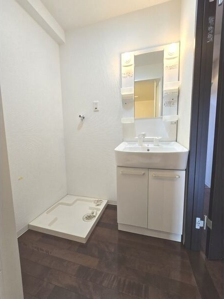 アヴニール白壁の洗面所