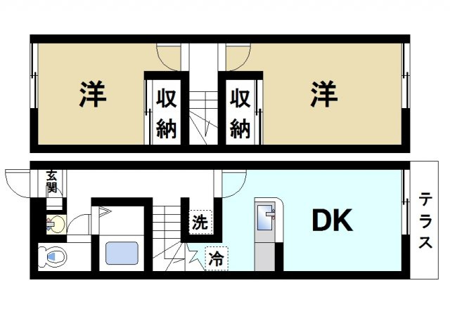 レオパレス翔の間取り