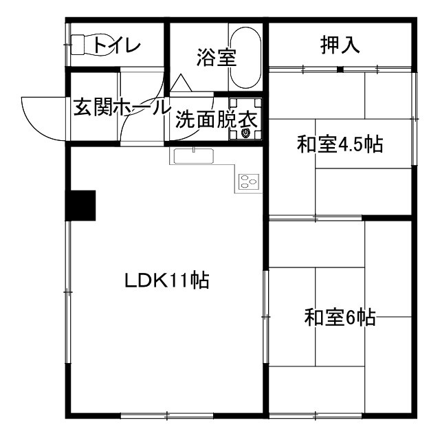 スイデコハウス釧路の間取り