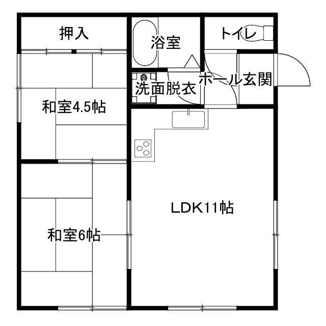 スイデコハウス釧路の間取り