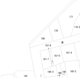 【土地図】 | 大館市中神明町・土地物件