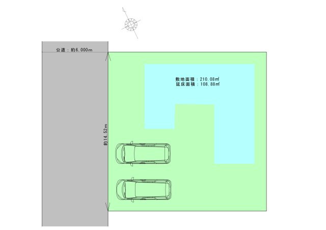 「休日が待ち遠しくなる家。」デザイナーズ3LDK＋書斎の区画図