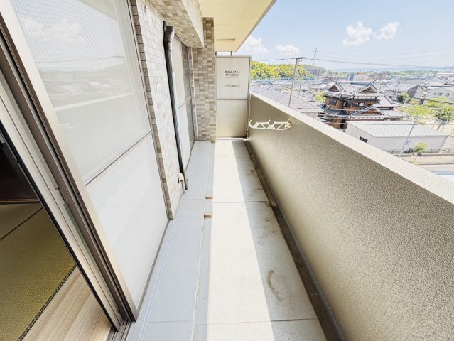 レジデンス原田のバルコニー