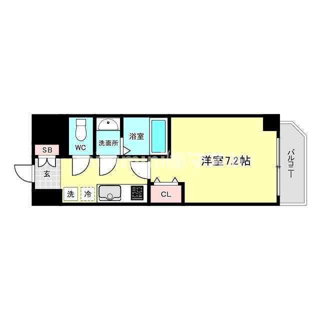 M-City天王寺の間取り
