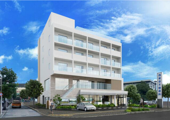 アークスクエアあきる野 貸店舗の外観パース