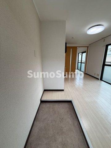 本庄ハイツの玄関