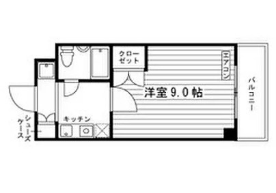 松戸市松戸の一棟マンションの間取り