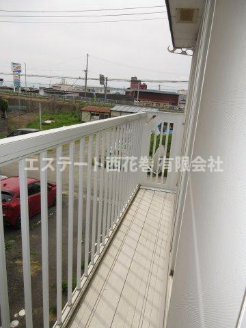 バウハウス高田Ａのバルコニー