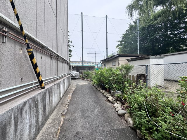 富士マンションのエントランス