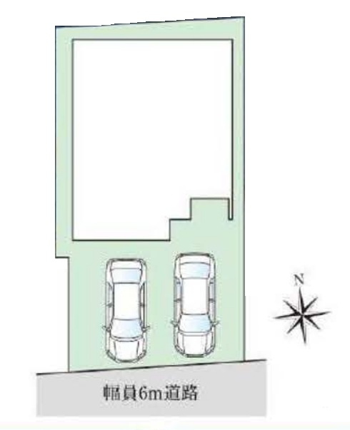 【仲介手数料無料／蟹江町】海部郡第1蟹江町今伊勢苗代　ファーストタウン　新築戸建の区画図
