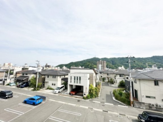 徳島市北佐古二番町のアパートの展望