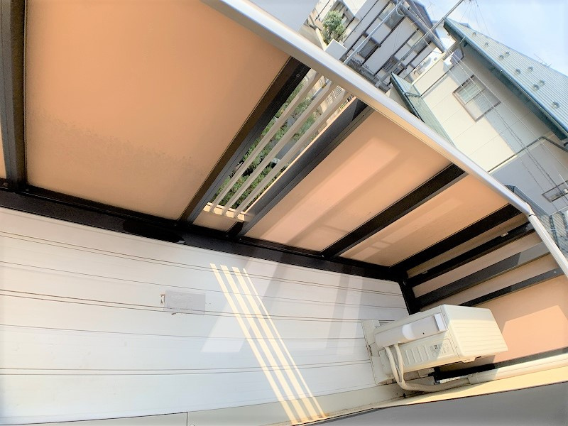 アルス青山のバルコニー