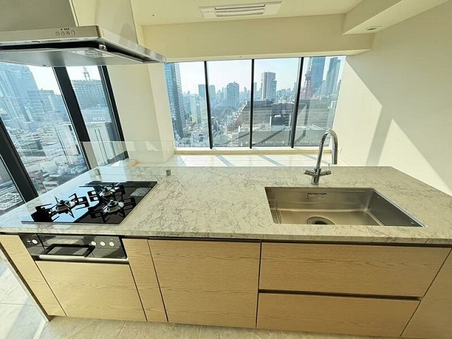 港区浜松町２丁目の賃貸マンションのキッチン