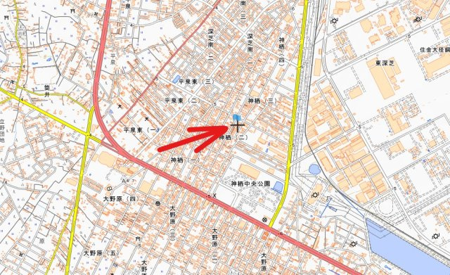 神栖市　1棟マンションの地図