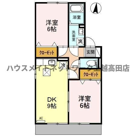 パークハウスＵの間取り|間取図