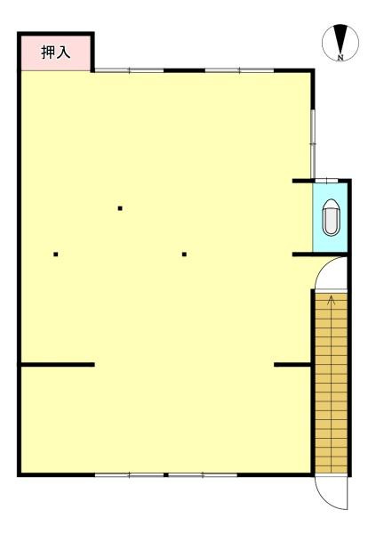 今市町テナント２Fの間取り