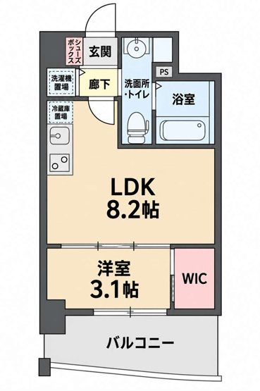 【間取り】 | セレニテ扇町