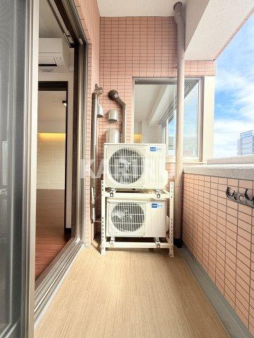 プレジオ長田のバルコニー