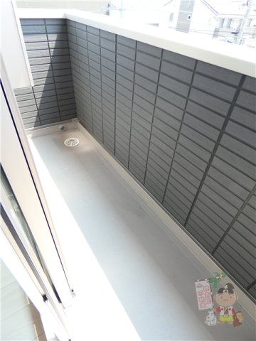 モン・サン・ブルーのバルコニー