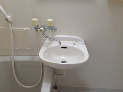 【洗面所】 | メゾンソレイユ | 忙しい朝には欠かせない洗面所です