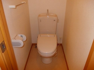 【トイレ】 | メゾン・カルムⅠ | シンプルで使いやすいトイレです