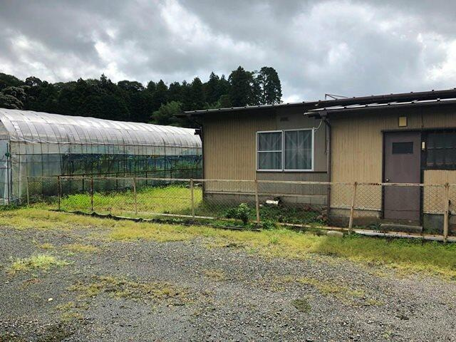 売地　新城市日吉字坊字田74番、75番の外観|現地写真　建物解体更地渡し