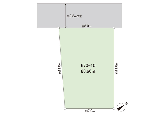【区画図】 | 八千代市高津戸建