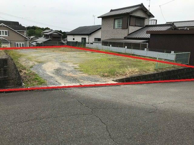 売地　新城市豊栄字大洞山1番240,1番241の前面道路含む現地写真|前面道路