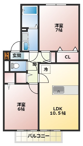 【間取り】 | グリュック・S