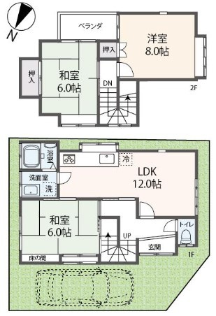 【間取り】 | K21996-柊野