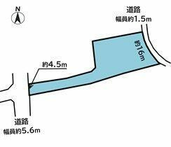 売地　新城市字奥井道51-7,51-9の土地図|【土地形状図】バス　吉川市川線　「弁天橋」停まで徒歩約3分の立地です。