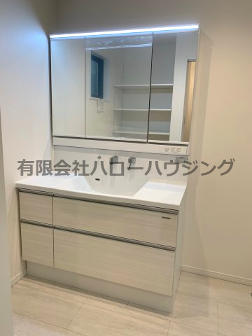 【洗面所】 | PLAISIR荒木町　新築戸建 | ワイドタイプ