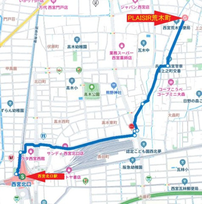 【その他】 | PLAISIR荒木町　新築戸建 | 西宮北口駅から