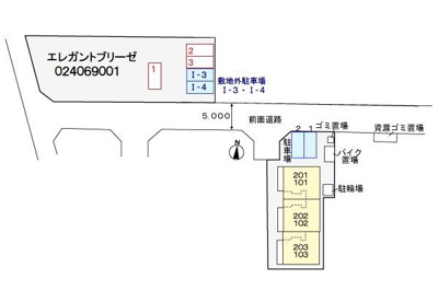 【駐車場】 | メゾンサニ－インプレス