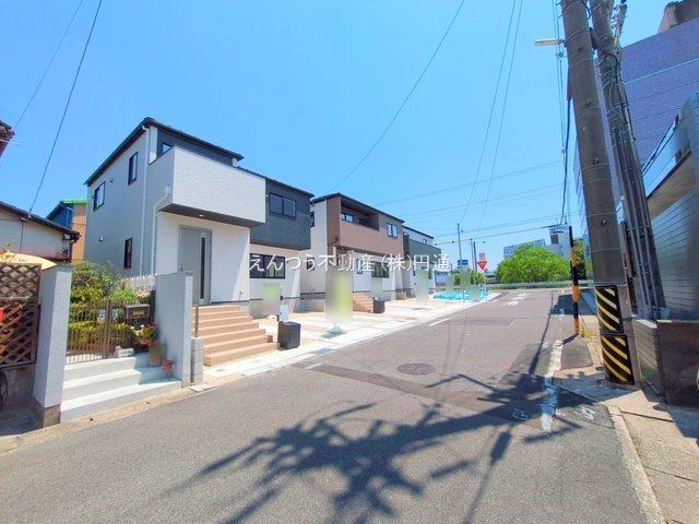 平町1期の前面道路含む現地写真