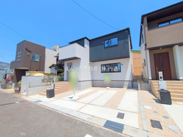 平町1期の前面道路含む現地写真