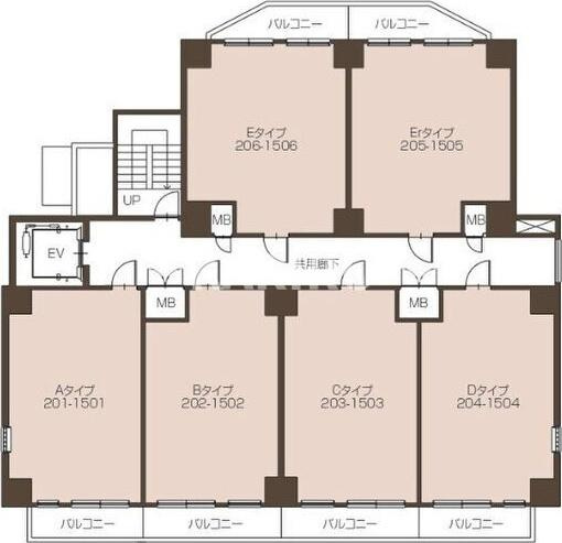 プレジオ永和EUROの区画図