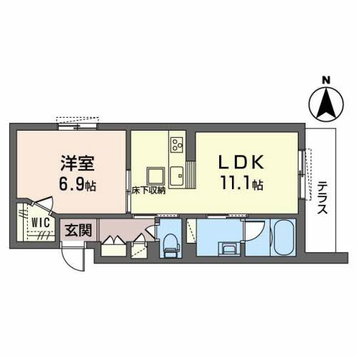 シャーメゾン　Leafの間取り