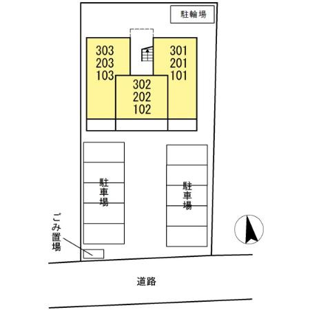 LocoMocoⅡの駐車場