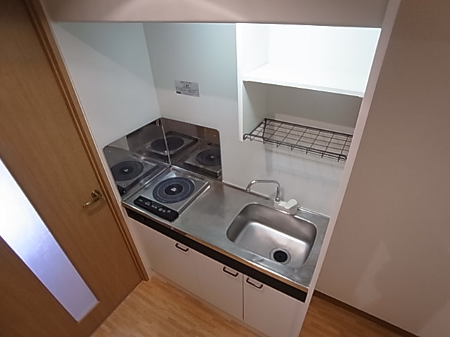 神戸市長田区若松町３丁目の賃貸マンションのキッチン|キッチン（ＩＨ１口）