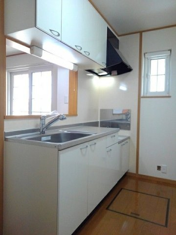 セント・フローラ　Ｂのキッチン|きれいなキッチンです