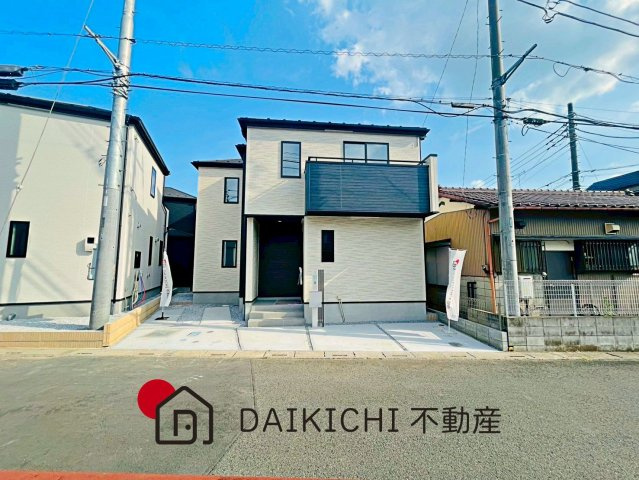 【前面道路含む現地写真】 | 桶川市上日出谷7期　GRAFARE　新築戸建　全9区画　1号棟