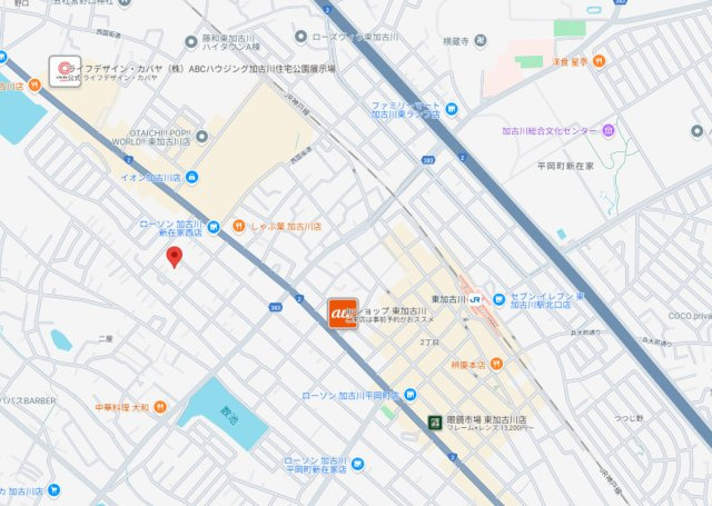 加古川市平岡町新在家　中古戸建の地図