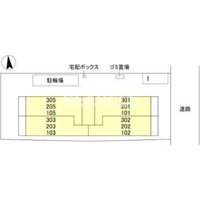 【区画図】 | D-ROOM丹波橋