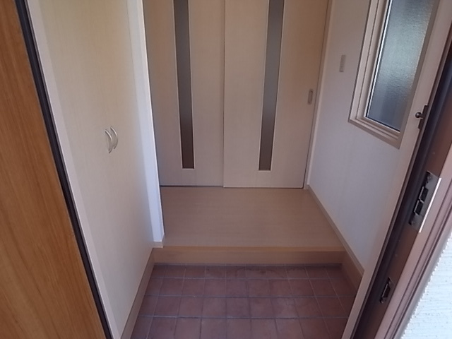 神戸市北区谷上南町の一戸建ての玄関