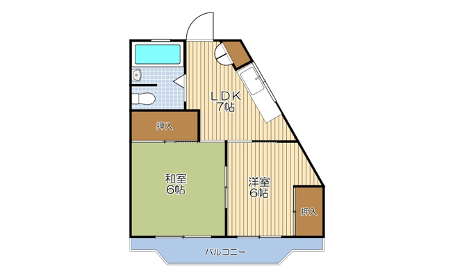 【間取り】 | 第2木山ビル