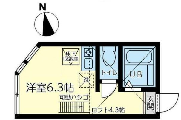 ユナイト田浦ベラクルス・メヒコの間取り