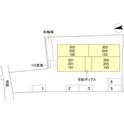【区画図】 | ルーセント伏見稲荷