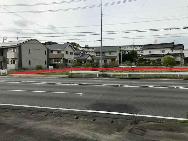 売地　蒲郡市大塚町大門19-1,17-2,18-4の前面道路含む現地写真|現地写真　前面道路含む
